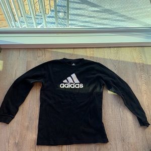 Adidas long sleeved Youth Boys XL waffle knit shirt